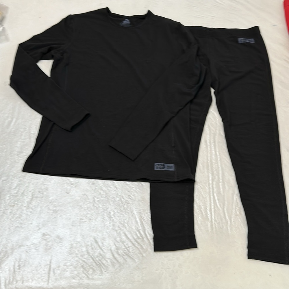 PolarMax SUPER MIDWT 3 BASELAYER SET - Black